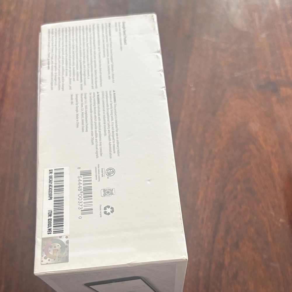 Google Nest Protect Alarm — White with Green Accent - Picture 5 of 5